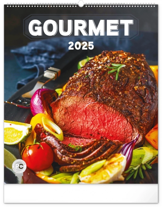 Nástěnný kalendář Gourmet 2025, 48 × 56 cm