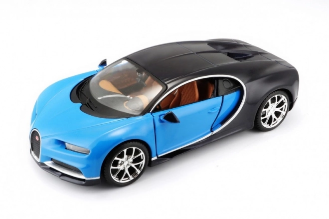 Složený model Bugatti Chiron modrá/černá