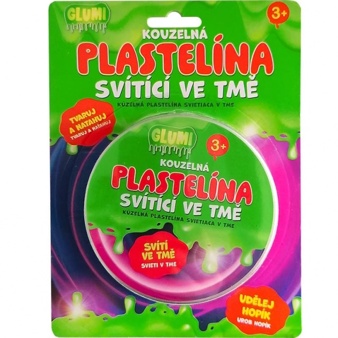 Glumi kouzelná plastelína svítící ve tmě