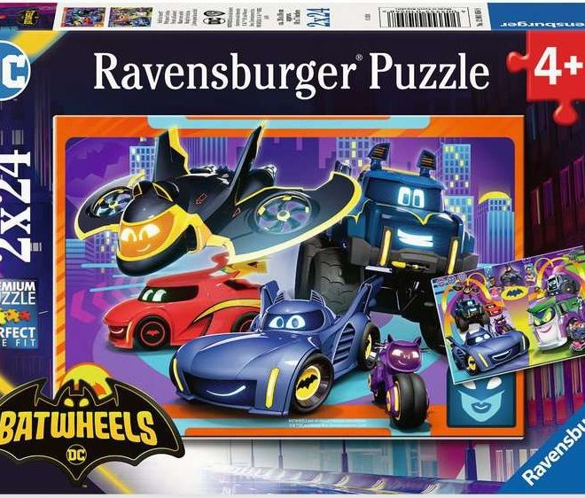 RAVENSBURGER Puzzle Batwheels 2x24 dílků