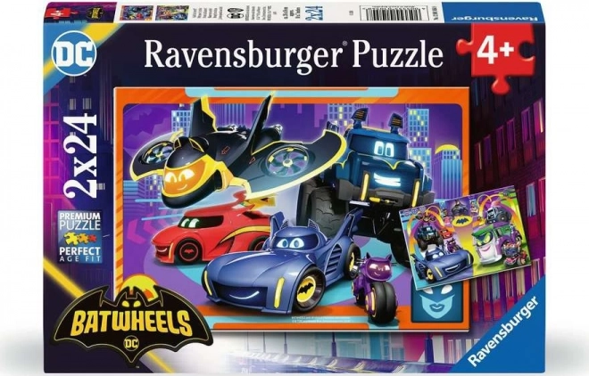 RAVENSBURGER Puzzle Batwheels 2x24 dílků