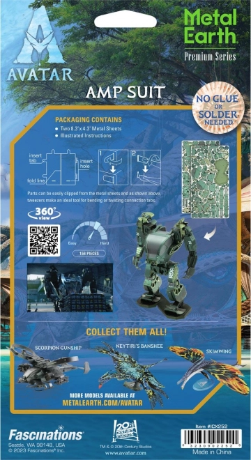 METAL EARTH 3D puzzle Premium Series: Avatar AMP Suit