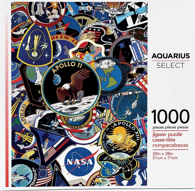 Puzzle NASA: Nášivky misí 1000 dílků