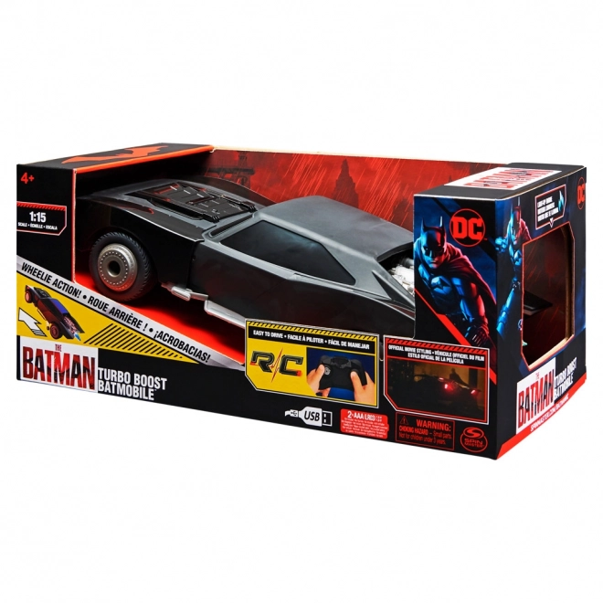 Batman film Batmobile RC jízda po zadním