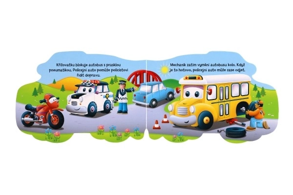 Dětská knížečka - Policejní auto