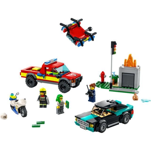 LEGO City 60319 Hasiči a policejní honička