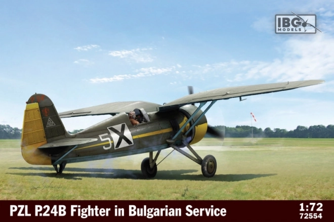 Plastikový model PZL P24B Stíhačka v bulharských službách 1/72