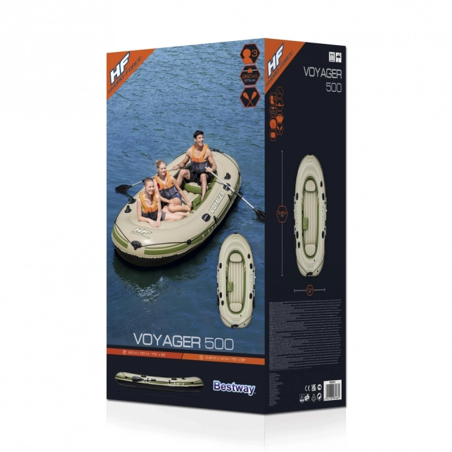 Bestway nafukovací ponton pro tři osoby 348 cm x 142 cm 65001