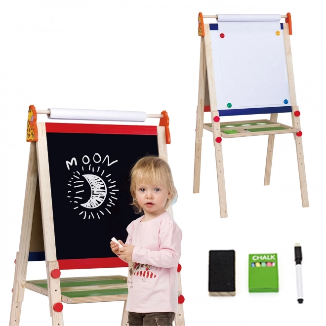 Magnetická oboustranná kreslící tabule pro děti velká