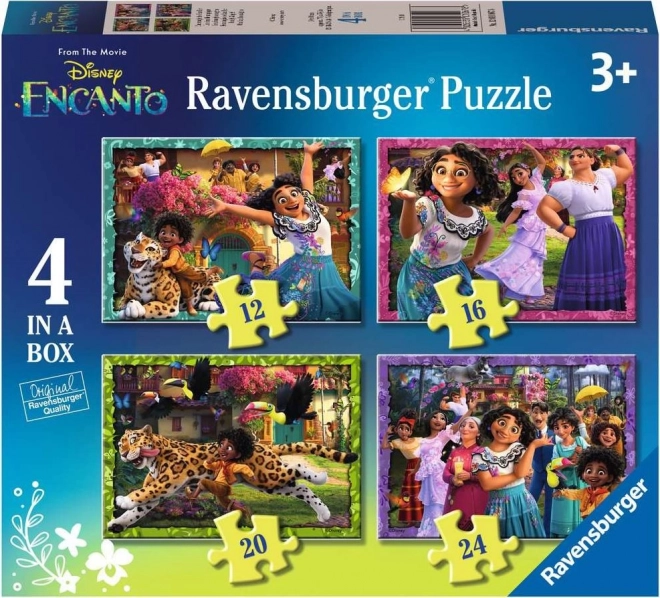 RAVENSBURGER Puzzle Encanto 4v1 (12, 16, 20, 24 dílků)