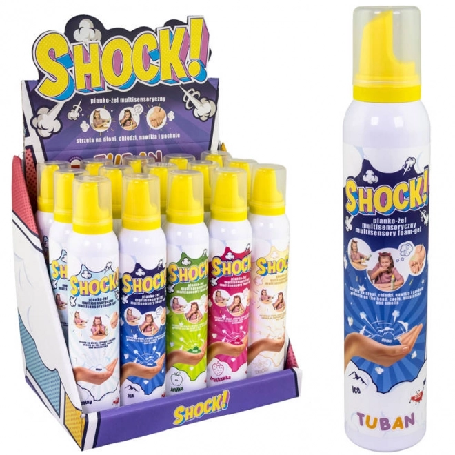 SHOCK multisenzorická pěna-gel 200 ml Ice