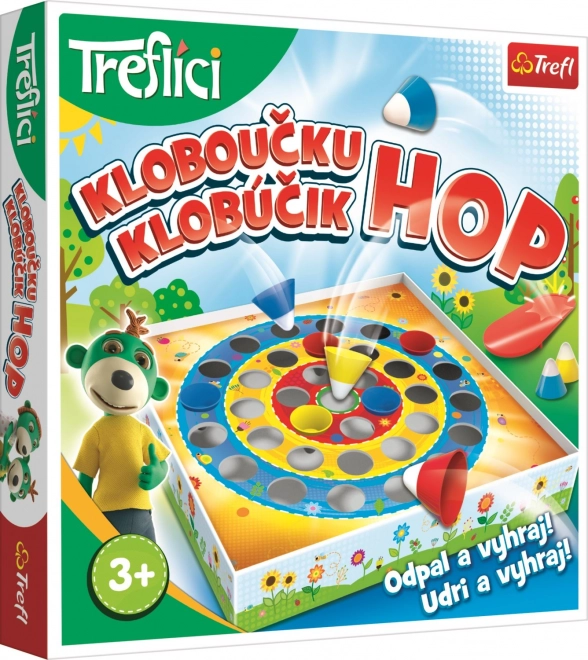 Hra Kloboučku, hop! Treflíci