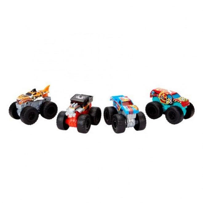 Hot Wheels Monster Truck - svítící a rámusící vrak – Tiger Shark