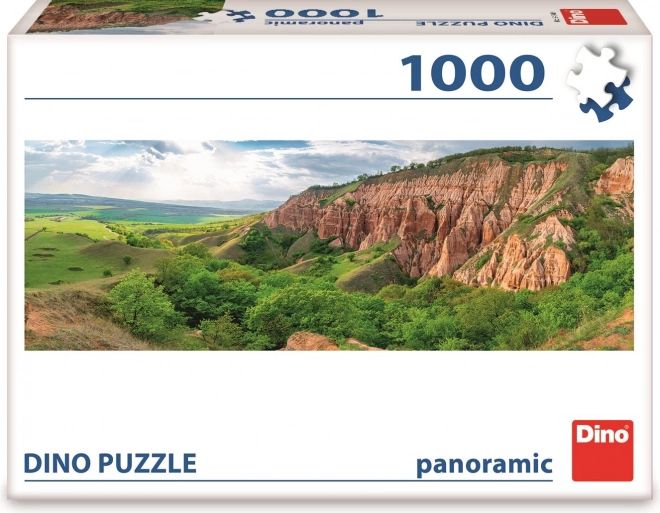 Panoramatické puzzle Červená rokle 1000 dílků