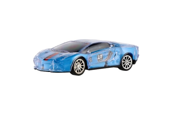 RC závodní auto se světelnými efekty - 16 cm