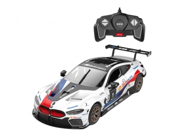 Rastar RC stavebnice 1:18 BMW M8 GTE bílá 66 dílků