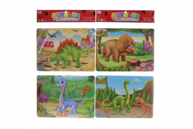 Puzzle dino 48 dílků a omalovánky