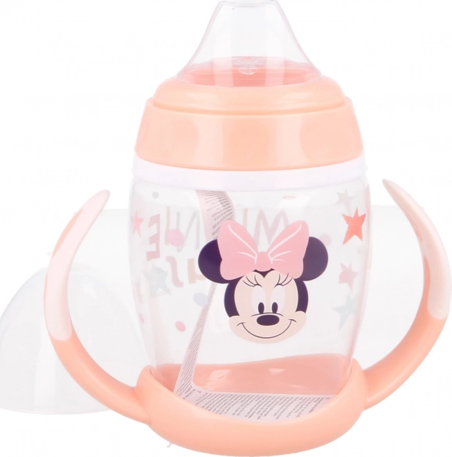 STOR Hrneček s oušky a silikonovým náustkem 270ml Minnie