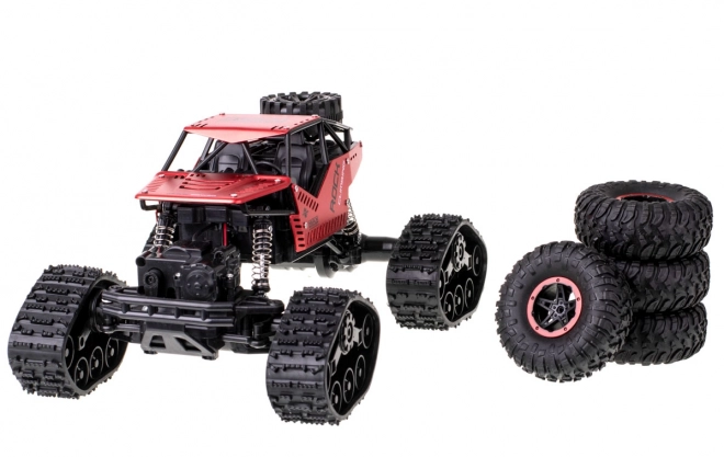 RC auto Rock Crawler 4x4 2v1 – červené