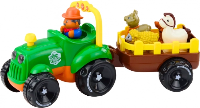 Interaktivní traktor se zvířátky
