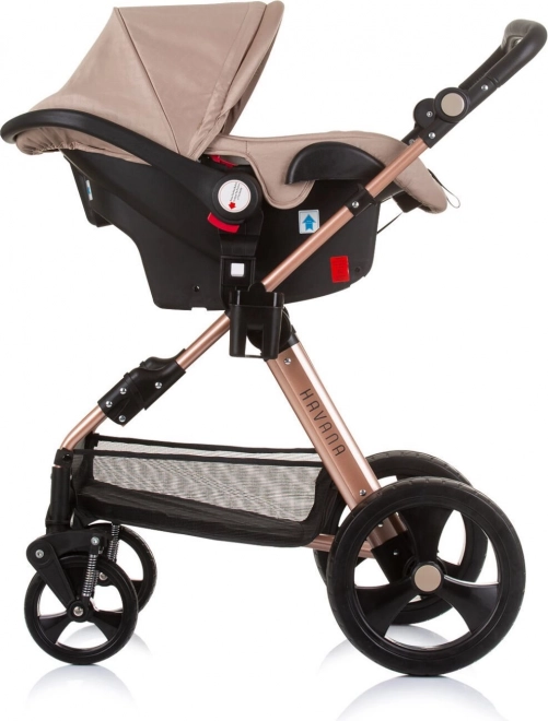 CHIPOLINO Autosedačka Havana i-Size 40-85cm, Golden Beige