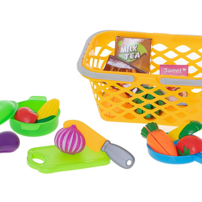 Dětský nákupní košík s ovocem
