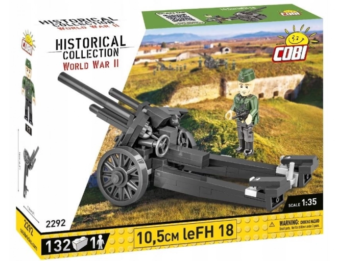 COBI 2292 II WW 10,5 cm LEFH 18, 1:35, 130 k, 1 f