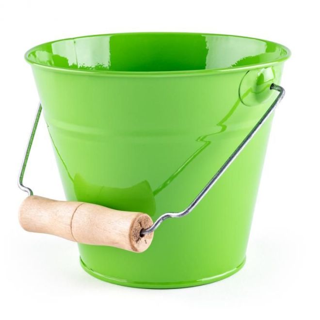 Zahradní zelený kbelík