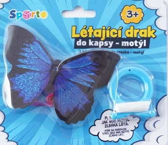 SPORTO Létající drak do kapsy - motýl