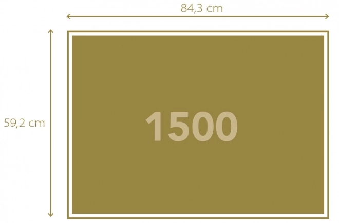 Puzzle 1500 kusů compact Paris Montmarte