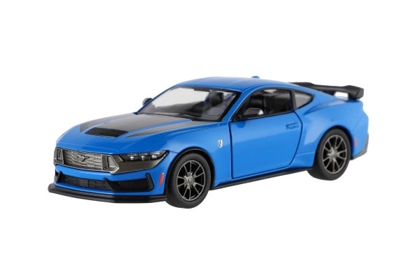 Auto Kinsmart 2024 Ford Mustang Dark Horse 1:38 kov/plast 12,5cm 4 barvy na zpětné nat. 12ks v boxu