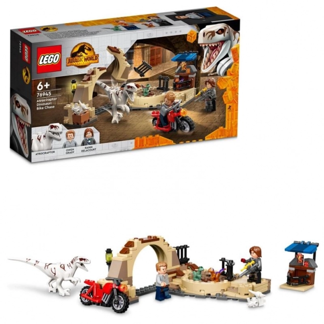 LEGO® Jurassic World 76945 Atrociraptor: honička na motorce