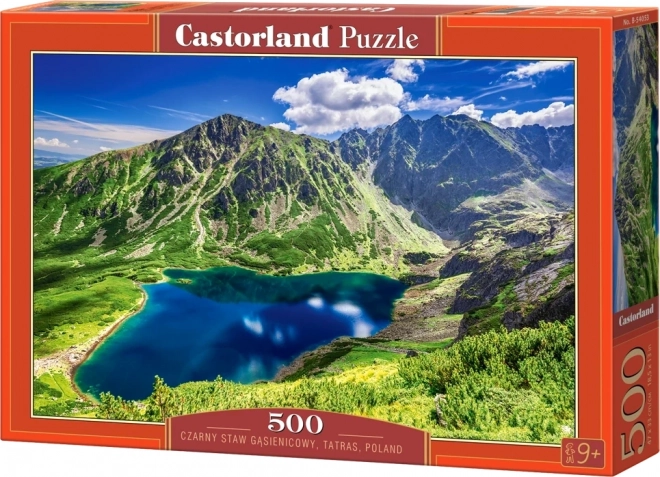 Puzzle 500 dílků Černé pleso Gąsienicowe Tatry Polsko