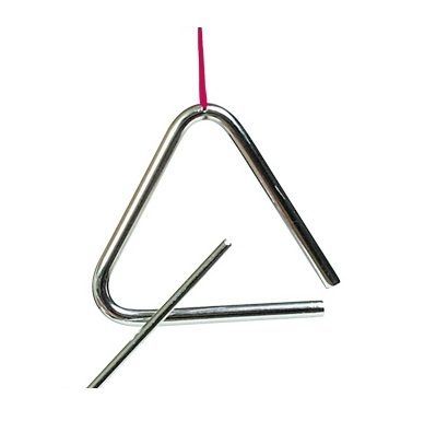 Kovový hudební trojúhelník TRIANGEL