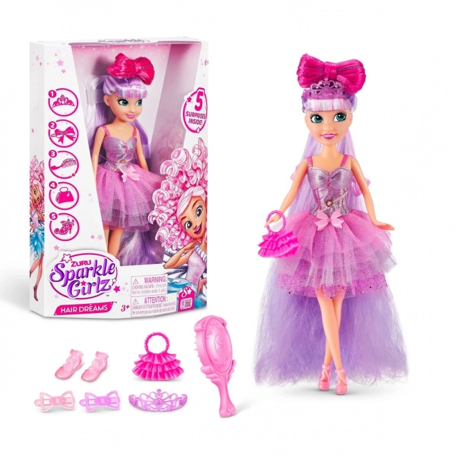 10,5palcová panenka Sparkle Girlz Dream styling