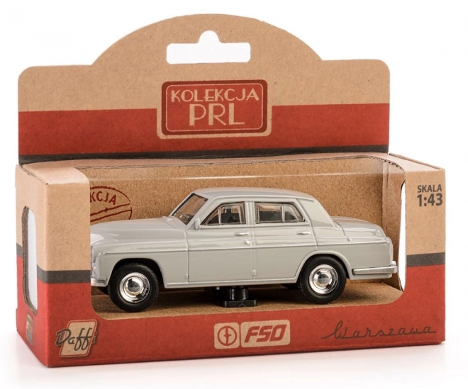 Model vozu Warszawa 223 Popelavý 1:43
