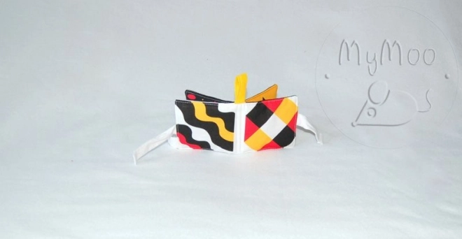 MyMoo Mini soft book - Kontrastní