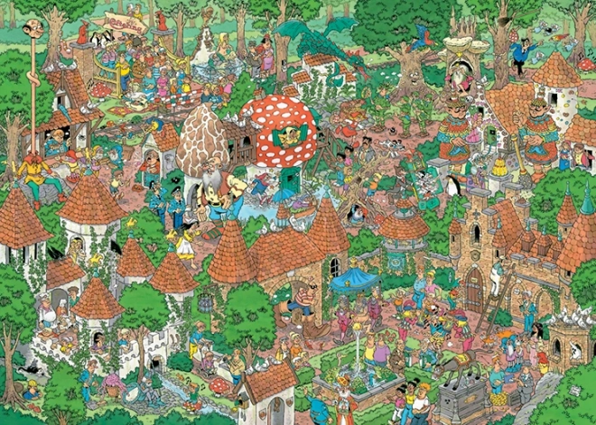 JUMBO Puzzle JvH Pohádkový les Efteling 1000 dílků