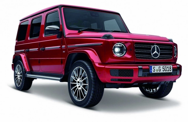 Složený model Mercedes-Benz G-Class 2019 1/25 červená