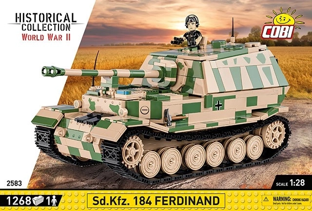 COBI 2583 II WW Sd. Kfz. 184 Ferdinand, 1:28, 1268 k, 1 f