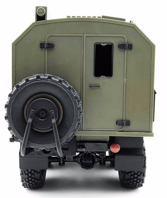 Vojenský nákladní automobil WPL B-36 (1:16, 6WD, 2.4G, LiPo) - Zelený