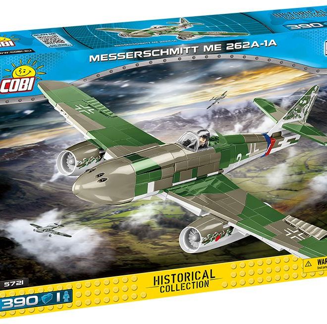 COBI 5721 II WW Messerschmitt ME 262A-1A, 1:32, 390 k, 1 f