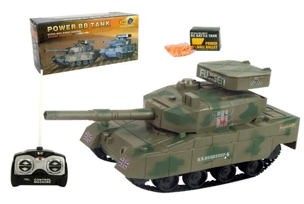RC střelecký tank na dálkové ovládání