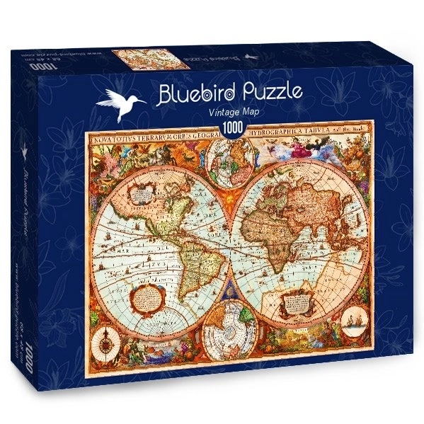 Historická mapa puzzle 1000 dílků