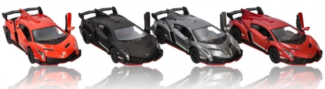 Kovový model Lamborghini Veneno, měřítko 1:36