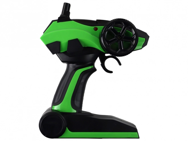 Zelený RC motocykl pro děti