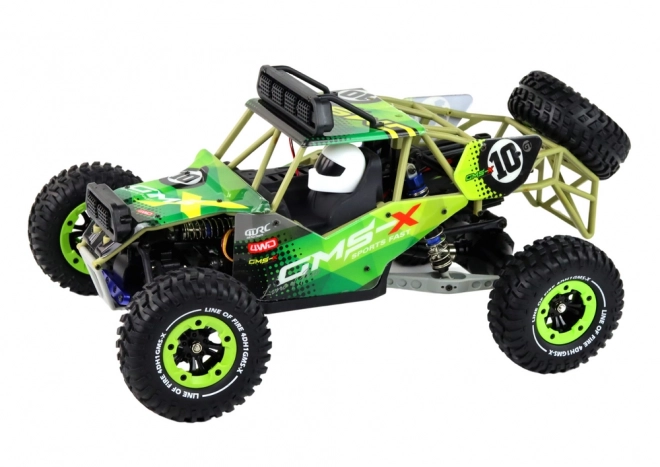 Zelené terénní auto 4D-H1 RC Off-Road 4x4 na dálkové ovládání