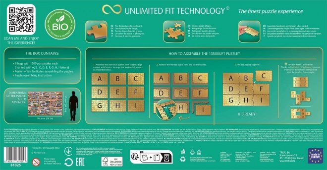 TREFL Puzzle UFT Cesta dlouhá tisíc mil 13500 dílků