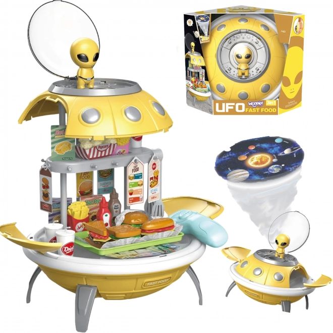 Woopie UFO fast food 3v1 hračka