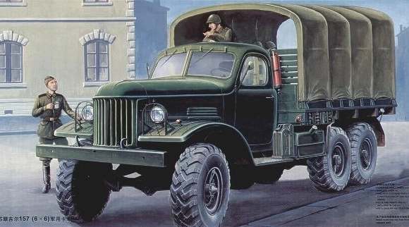 ZIL-157 6X6 Vojenský nákladní automobil